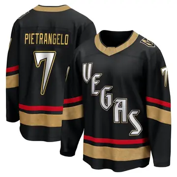 Men's Alex Pietrangelo Vegas Golden Knights ＃7 Breakaway Black Special Edition 2.0 Jersey