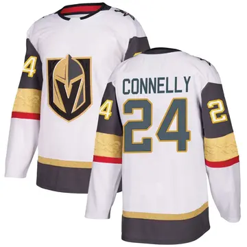 Men's Trevor Connelly Vegas Golden Knights ＃24 Authentic White Away Jersey