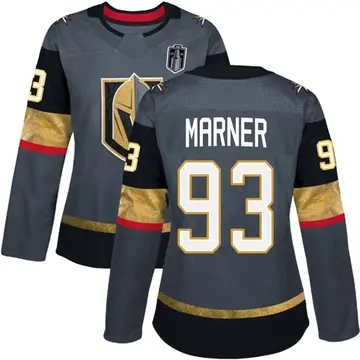 Women's Mitch Marner Vegas Golden Knights ＃93 Authentic Gray Home 2026 Stanley Cup Final Jersey