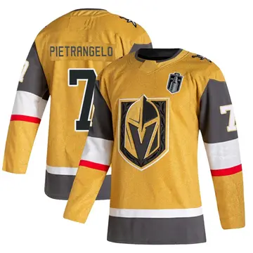 Youth Alex Pietrangelo Vegas Golden Knights ＃7 Authentic Gold Alternate 2026 Stanley Cup Final Jersey