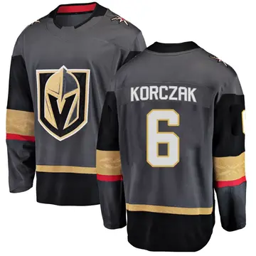 Youth Kaedan Korczak Vegas Golden Knights ＃6 Breakaway Black Home 2026 Stanley Cup Final Jersey