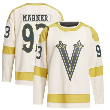 Youth Mitch Marner Vegas Golden Knights ＃93 Authentic Cream 2024 Winter Classic Primegreen Jersey