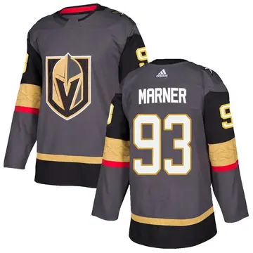 Youth Mitch Marner Vegas Golden Knights ＃93 Authentic Gray Home 2026 Stanley Cup Final Jersey