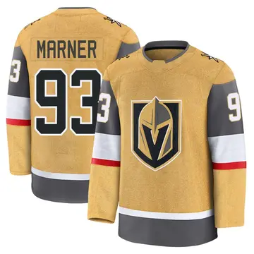 Youth Mitch Marner Vegas Golden Knights ＃93 Premium Gold Home Jersey