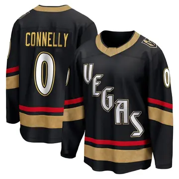 Youth Trevor Connelly Vegas Golden Knights ＃0 Breakaway Black Special Edition 2.0 Jersey